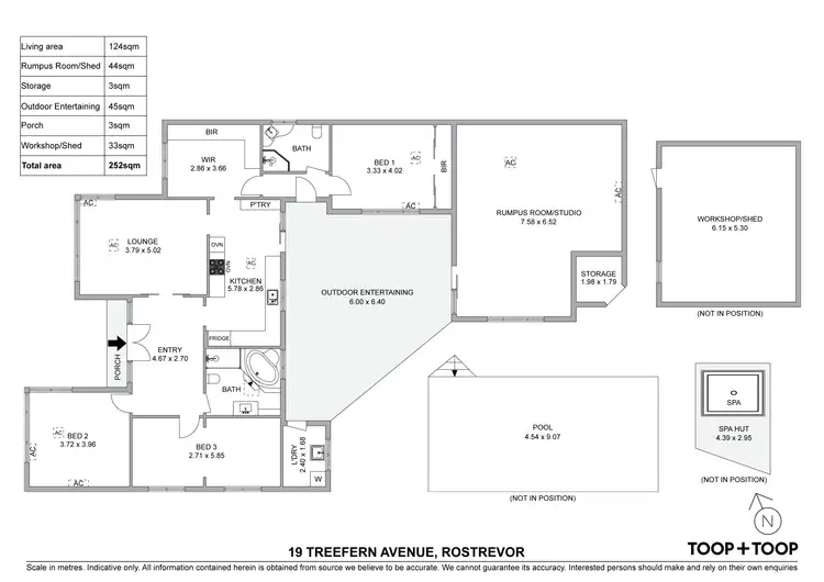 Floorplan of Homely house listing, 19 Treefern Avenue, Rostrevor SA 5073