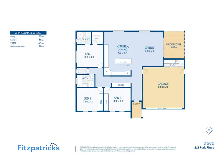 Floorplan of Homely house listing, 2 Park Place, Lloyd NSW 2650