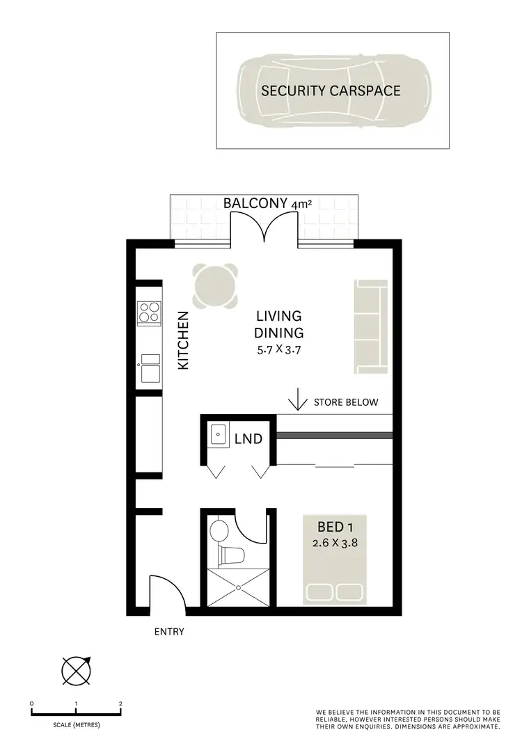 Floorplan of Homely apartment listing, 45/15-19 Boundary Street, Darlinghurst NSW 2010
