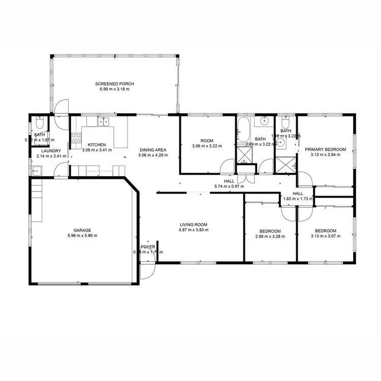 Floorplan of Homely house listing, 1a Avenell Street, Avenell Heights QLD 4670
