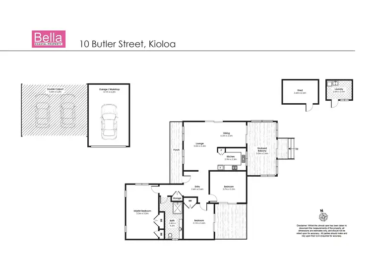 Floorplan of Homely house listing, 10 Butler Street, Kioloa NSW 2539