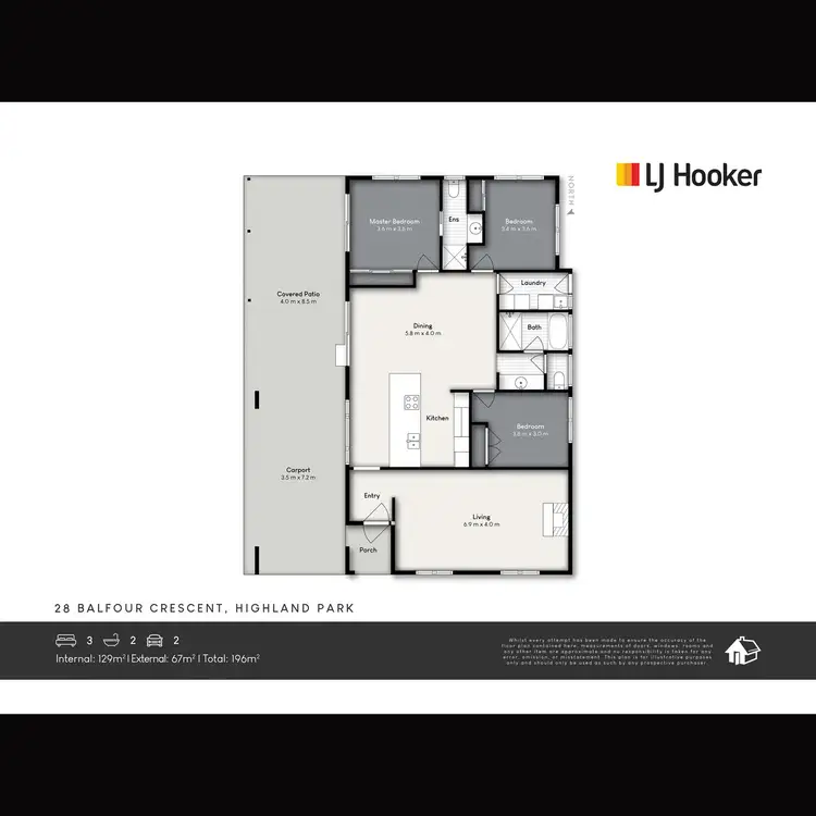 Floorplan of Homely house listing, 28 Balfour Crescent, Highland Park QLD 4211