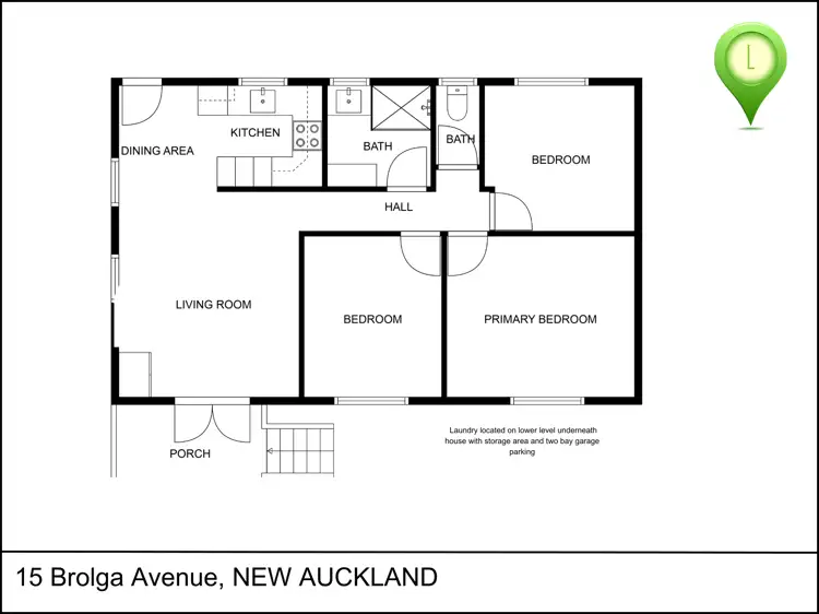 Floorplan of Homely house listing, 15 Brolga Avenue, New Auckland QLD 4680
