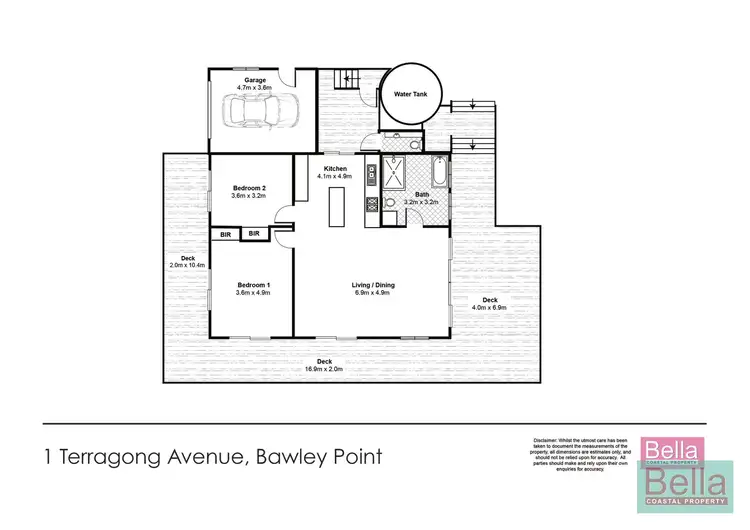 Floorplan of Homely house listing, 1 Terragong Avenue, Bawley Point NSW 2539