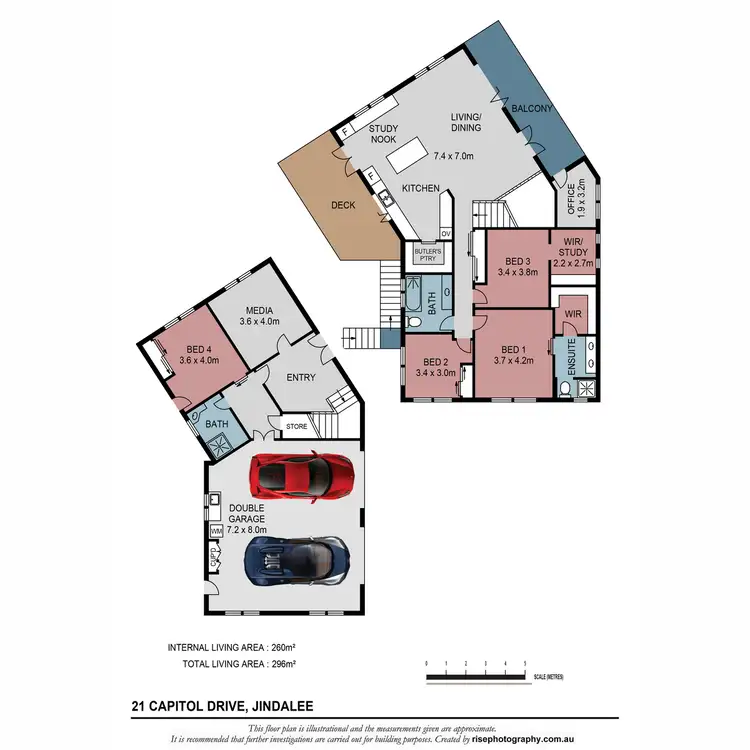 Floorplan of Homely house listing, 21 Capitol Drive, Jindalee QLD 4074