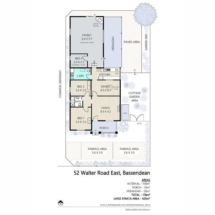 Floorplan of Homely house listing, 52 Walter Road East, Bassendean WA 6054