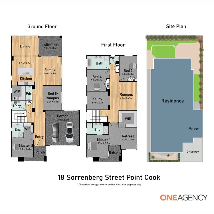 Floorplan of Homely house listing, 18 Sorrenberg Street, Point Cook VIC 3030