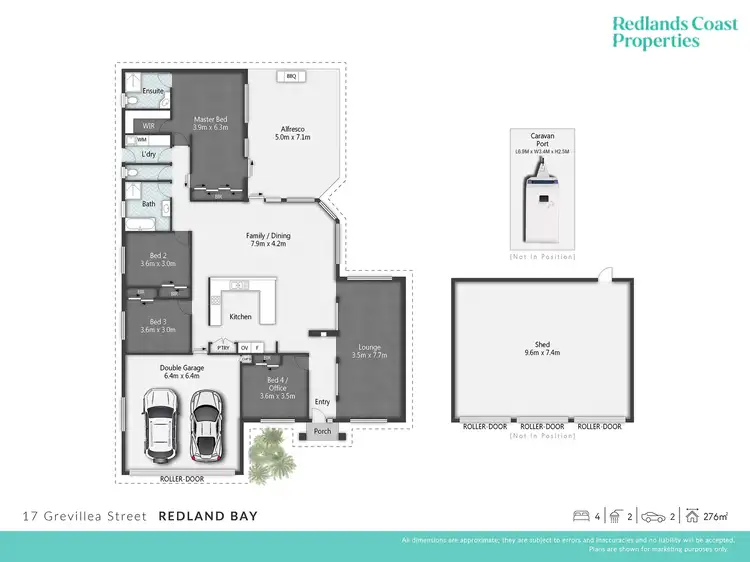 Floorplan of Homely house listing, 17 Grevillea Street, Redland Bay QLD 4165