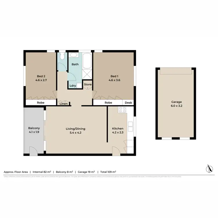 Floorplan of Homely apartment listing, 4/203 Bonney Avenue, Clayfield QLD 4011