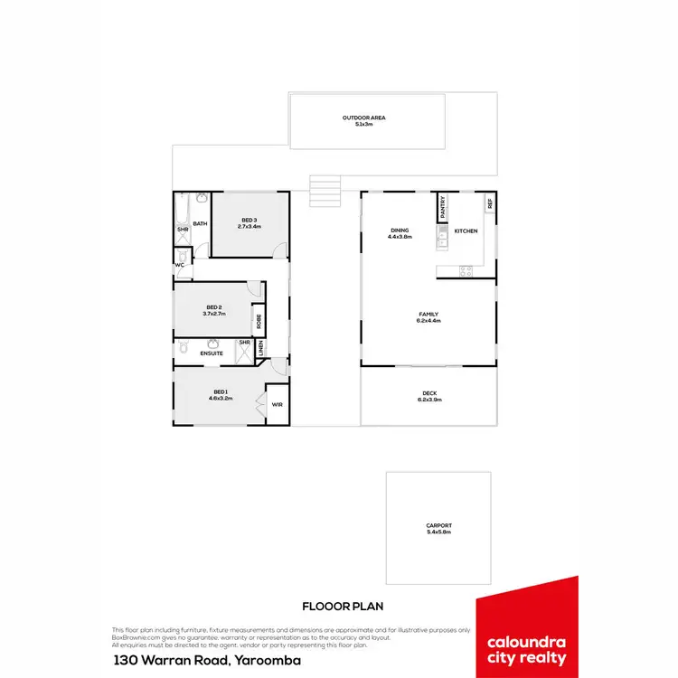 Floorplan of Homely house listing, 130 Warran Road, Yaroomba QLD 4573