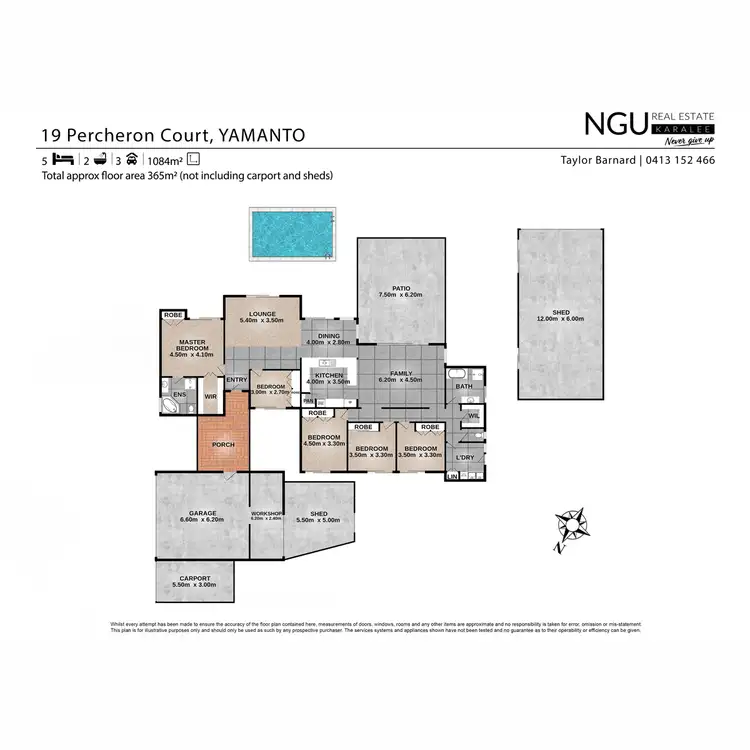 Floorplan of Homely house listing, 19 Percheron Court, Yamanto QLD 4305
