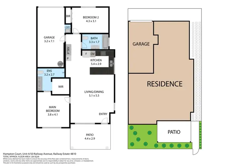 Floorplan of Homely apartment listing, 4/50 Railway Avenue, Railway Estate QLD 4810