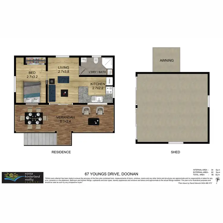 Floorplan of Homely house listing, 67 Youngs Drive, Doonan QLD 4562