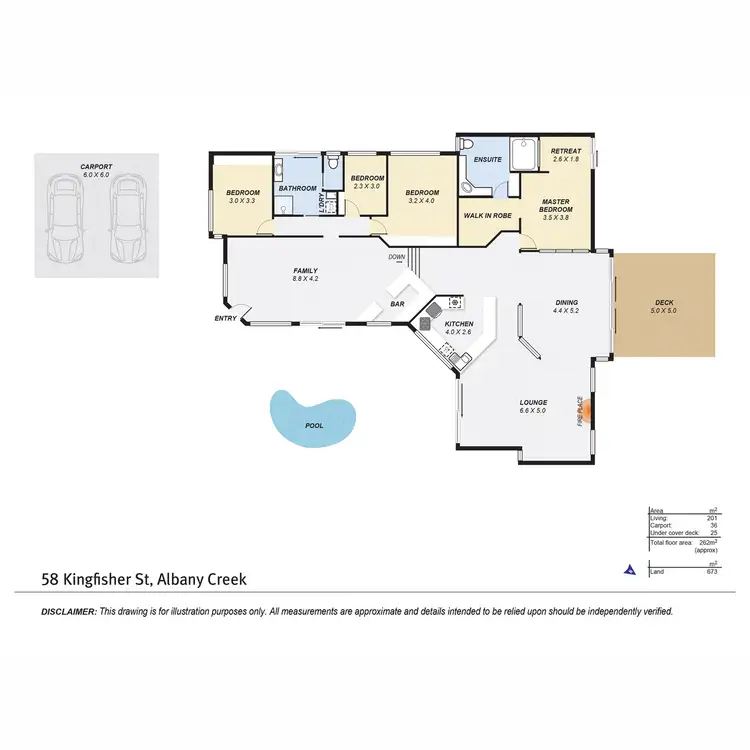 Floorplan of Homely house listing, 58 Kingfisher Street, Albany Creek QLD 4035
