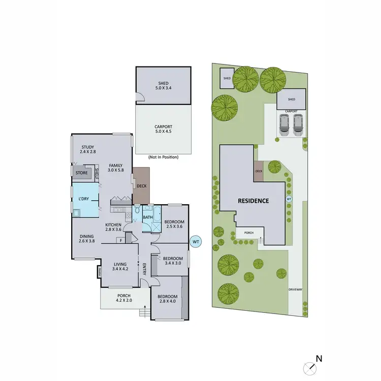 Floorplan of Homely house listing, 26 Gaydon Street, Ferntree Gully VIC 3156