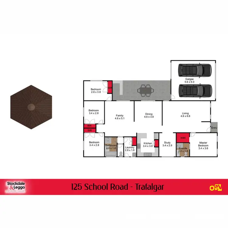 Floorplan of Homely house listing, 125 School Road, Trafalgar VIC 3824