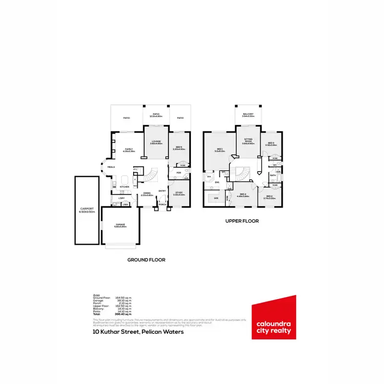 Floorplan of Homely house listing, 10 Kuthar Street, Pelican Waters QLD 4551