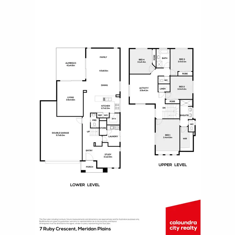 Floorplan of Homely house listing, 7 Ruby Crescent, Meridan Plains QLD 4551