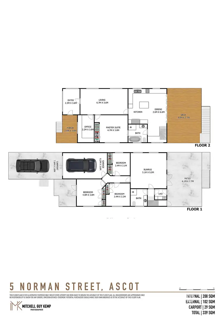 Floorplan of Homely house listing, 5 Norman Street, Ascot QLD 4007