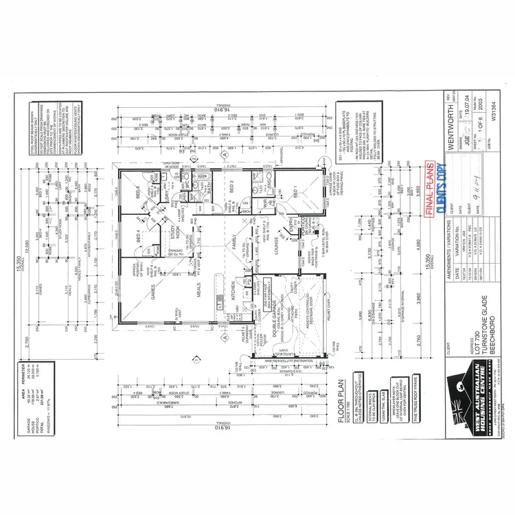 Floorplan of Homely house listing, 7 Turnstone Glade, Bennett Springs WA 6063
