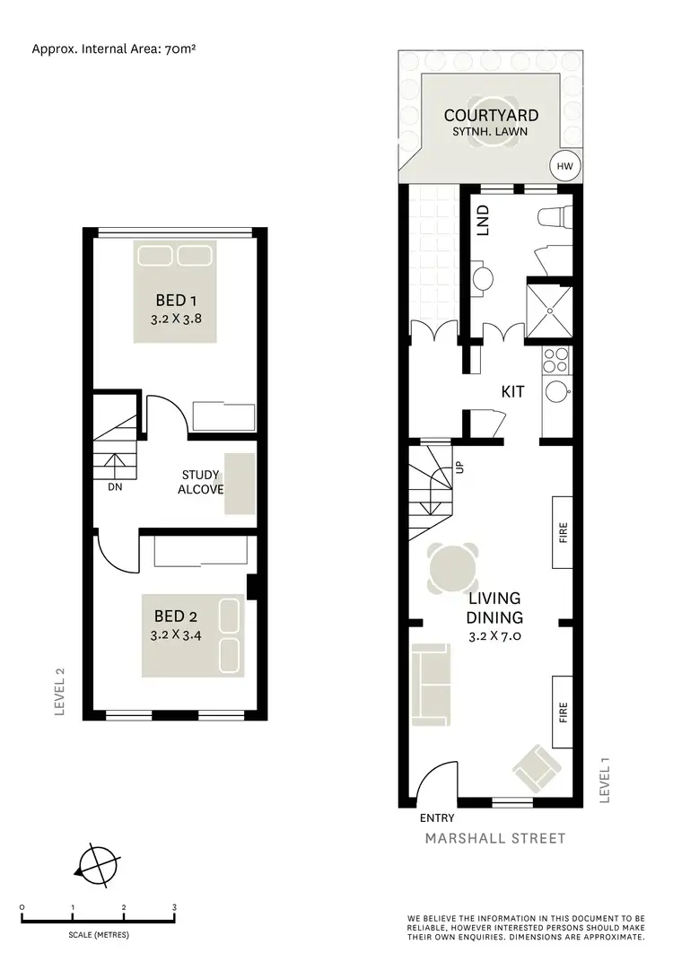 Floorplan of Homely terrace listing, 72 Marshall Street, Surry Hills NSW 2010
