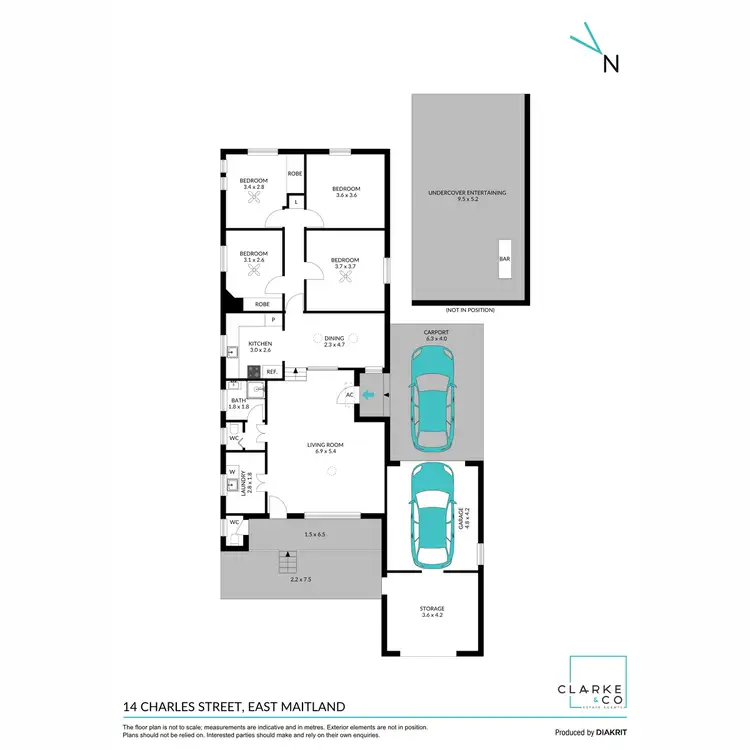 Floorplan of Homely house listing, 14 Charles Street, East Maitland NSW 2323