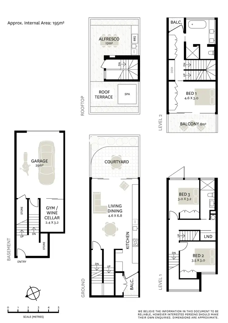 Floorplan of Homely terrace listing, 55 William Lane, Alexandria NSW 2015