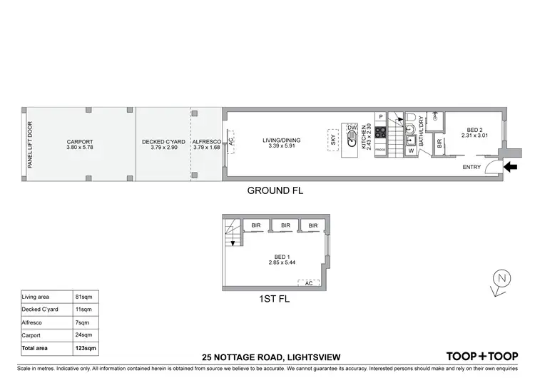Floorplan of Homely townhouse listing, 25 Nottage Road, Lightsview SA 5085