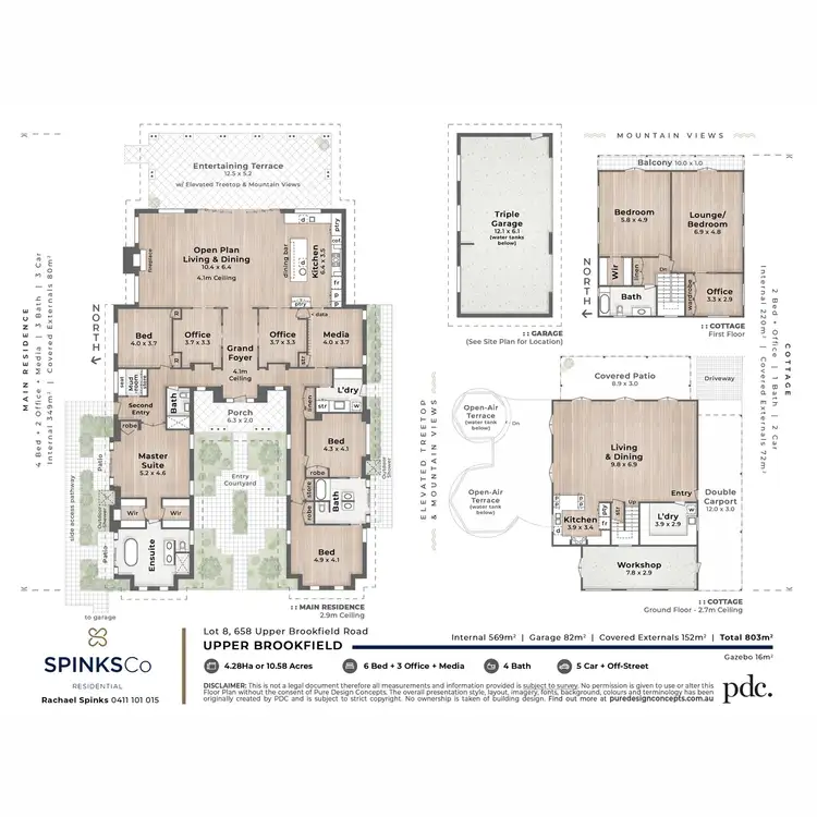 Floorplan of Homely house listing, Lot 8/658 Upper Brookfield Road, Upper Brookfield QLD 4069