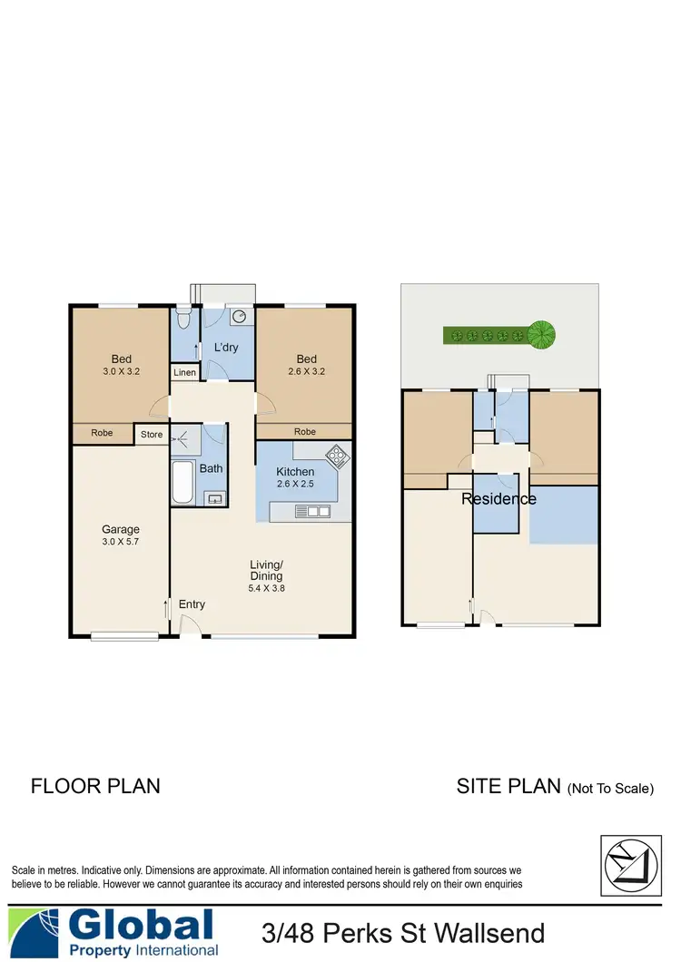 Floorplan of Homely villa listing, 3/48 Perks Street, Wallsend NSW 2287