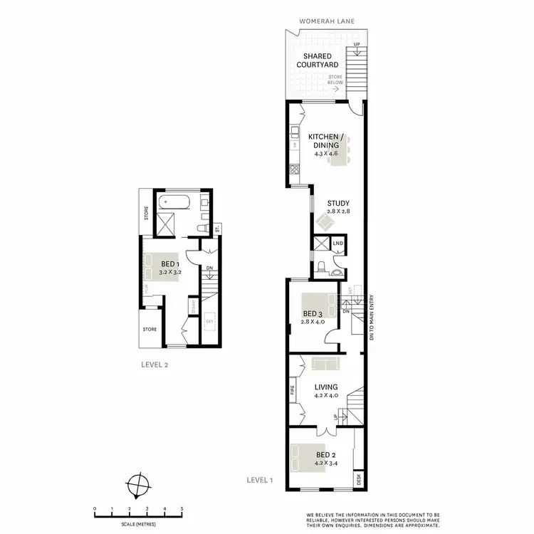 Floorplan of Homely apartment listing, 2/60 Womerah Avenue, Darlinghurst NSW 2010
