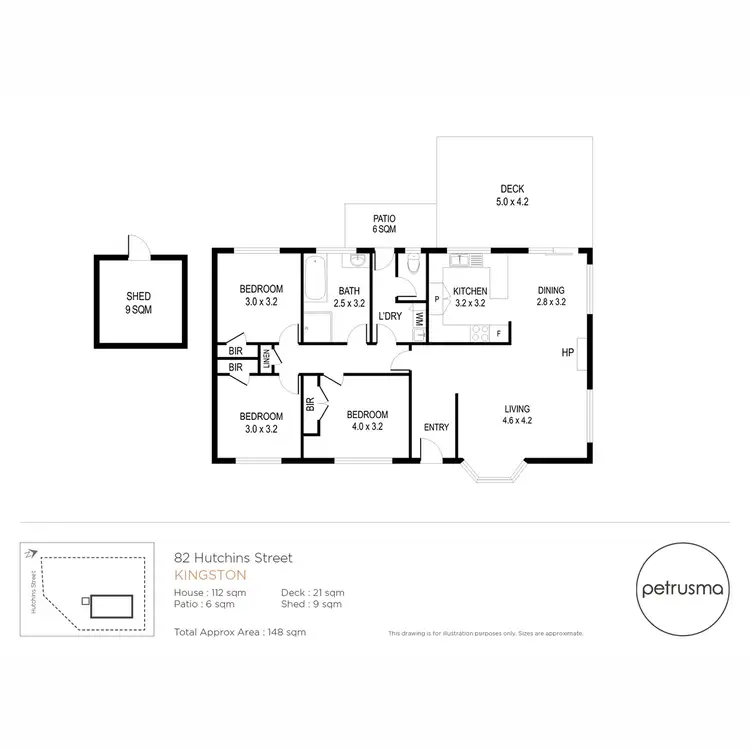 Floorplan of Homely house listing, 82 Hutchins Street, Kingston TAS 7050