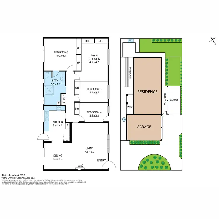 Floorplan of Homely house listing, 464 Lake Albert Road, Lake Albert NSW 2650
