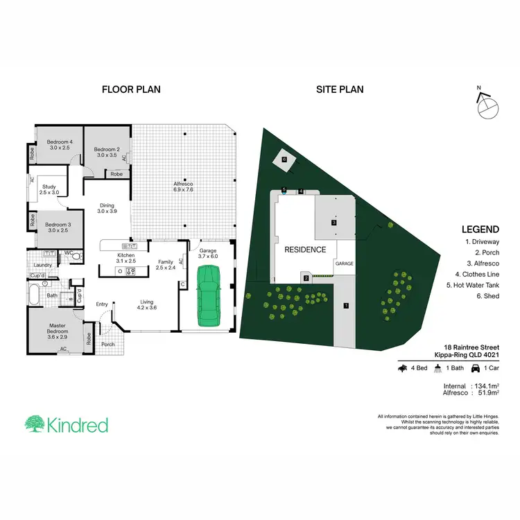 Floorplan of Homely house listing, 18 Raintree Street, Kippa-Ring QLD 4021