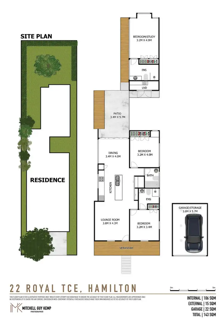 Floorplan of Homely house listing, 22 Royal Terrace, Hamilton QLD 4007