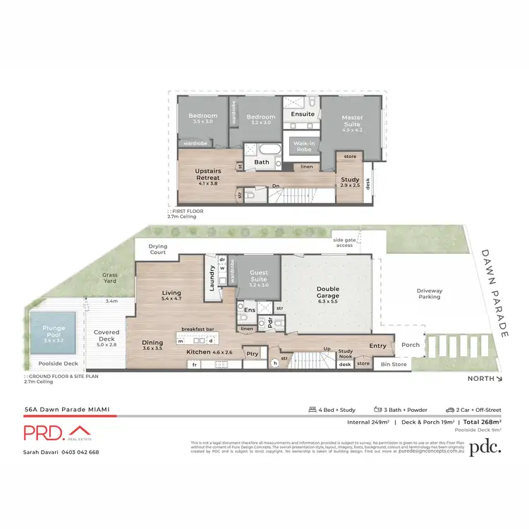Floorplan of Homely house listing, 56A Dawn Parade, Miami QLD 4220