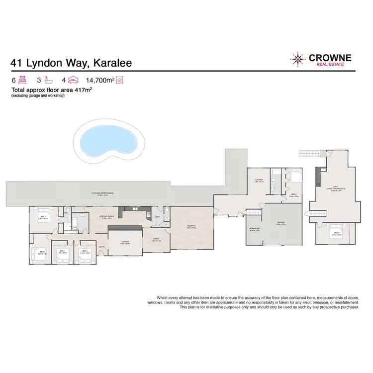 Floorplan of Homely house listing, 41-47 Lyndon Way, Karalee QLD 4306