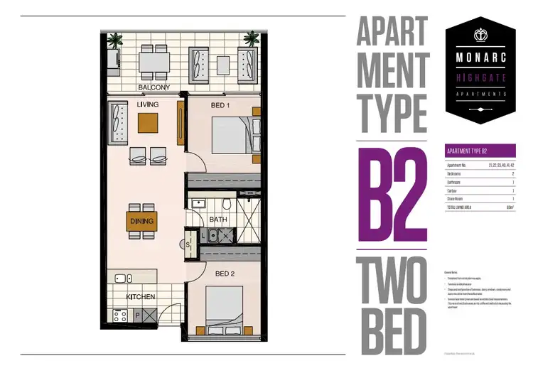 Floorplan of Homely apartment listing, 41/103 Harold Street, Highgate WA 6003