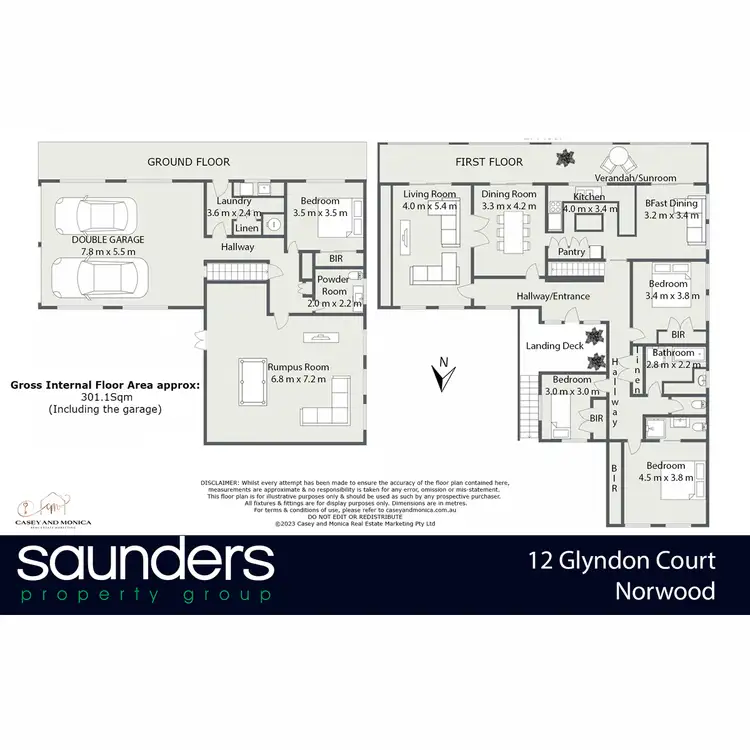 Floorplan of Homely house listing, 12 Glyndon Court, Norwood TAS 7250
