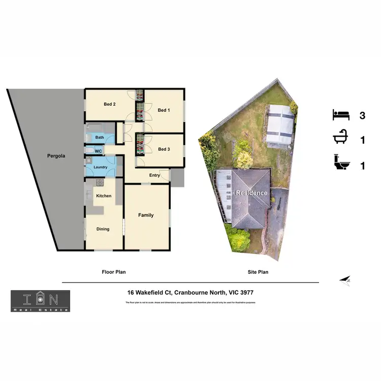 Floorplan of Homely house listing, 16 Wakefield Court, Cranbourne North VIC 3977