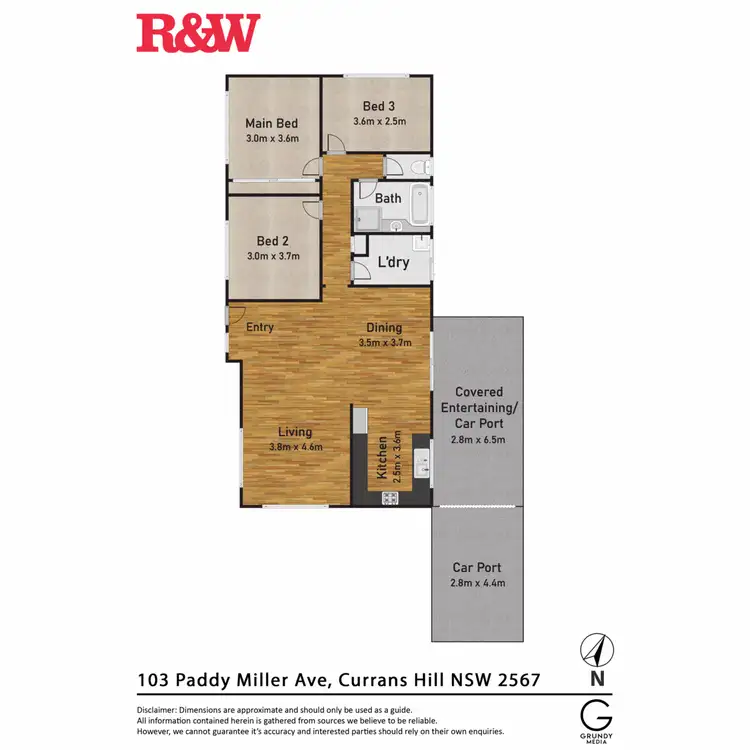 Floorplan of Homely house listing, 103 Paddy Miller Avenue, Currans Hill NSW 2567