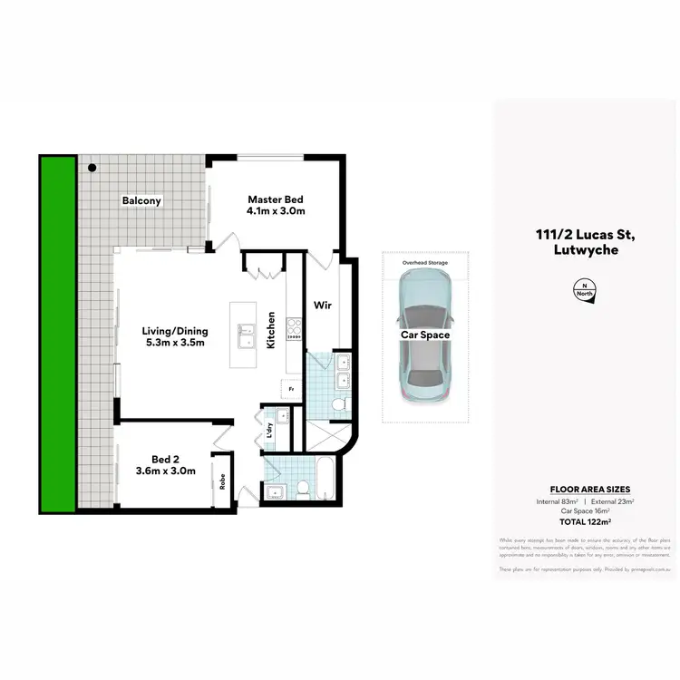 Floorplan of Homely apartment listing, 111/2 Lucas Street, Lutwyche QLD 4030