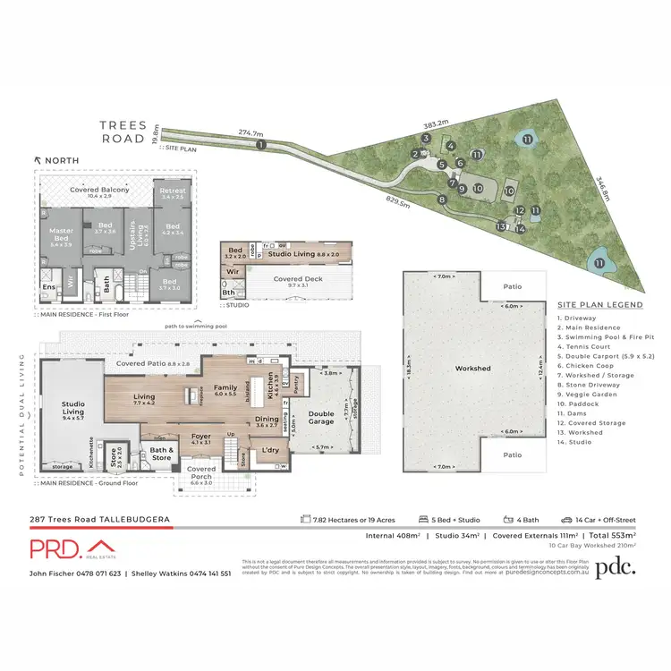 Floorplan of Homely house listing, 287 Trees Road, Tallebudgera QLD 4228