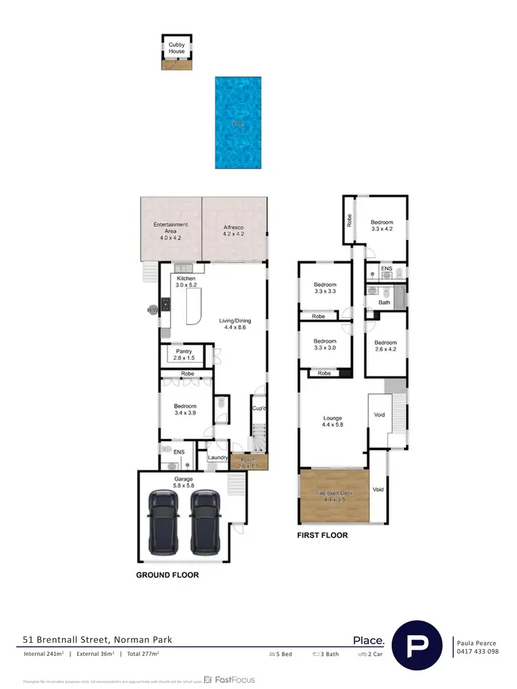 Floorplan of Homely house listing, 51 Brentnall Street, Norman Park QLD 4170