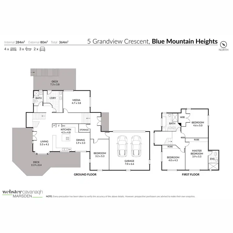 Floorplan of Homely house listing, 5 Grandview Crescent, Blue Mountain Heights QLD 4350