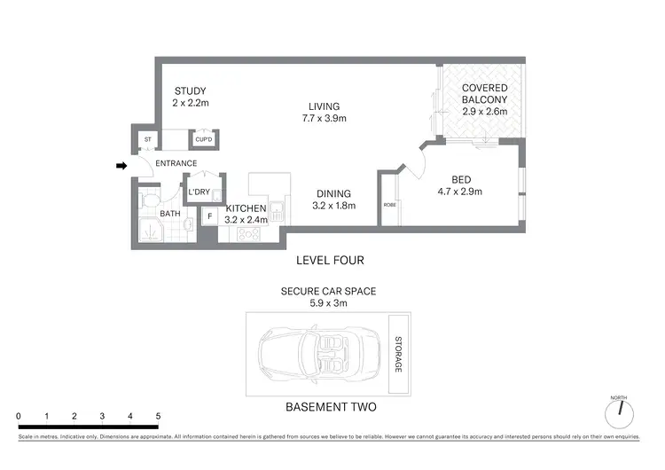 Floorplan of Homely apartment listing, A404/24 Point Street, Pyrmont NSW 2009
