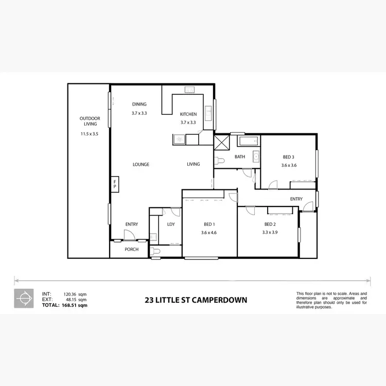 Floorplan of Homely house listing, 23 Little Street, Camperdown VIC 3260
