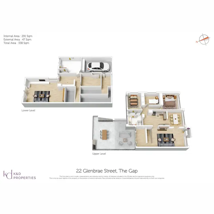 Floorplan of Homely house listing, 22 Glenbrae Street, The Gap QLD 4061