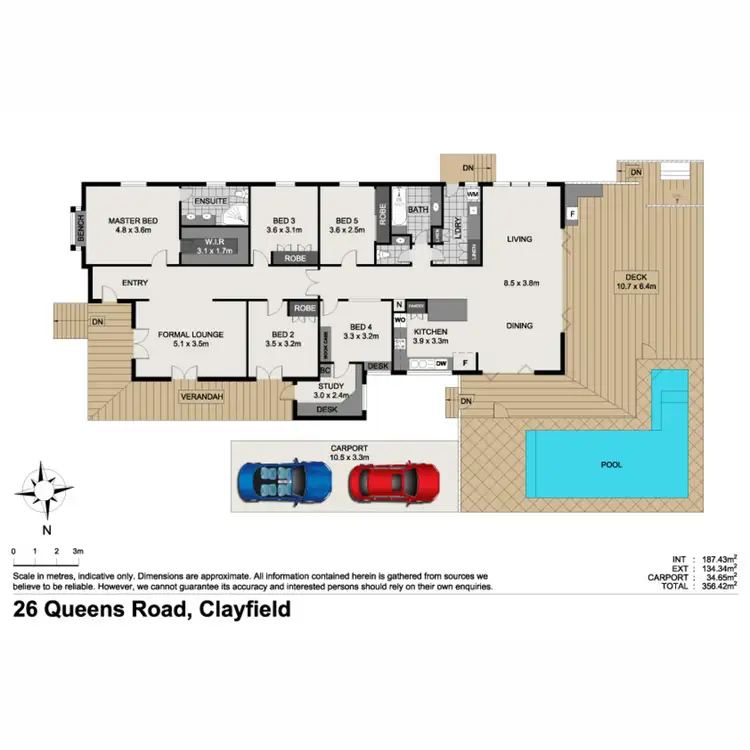 Floorplan of Homely house listing, 26 Queens Road, Clayfield QLD 4011