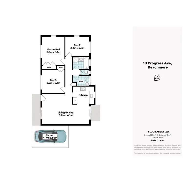 Floorplan of Homely house listing, 18 Progress Avenue, Beachmere QLD 4510